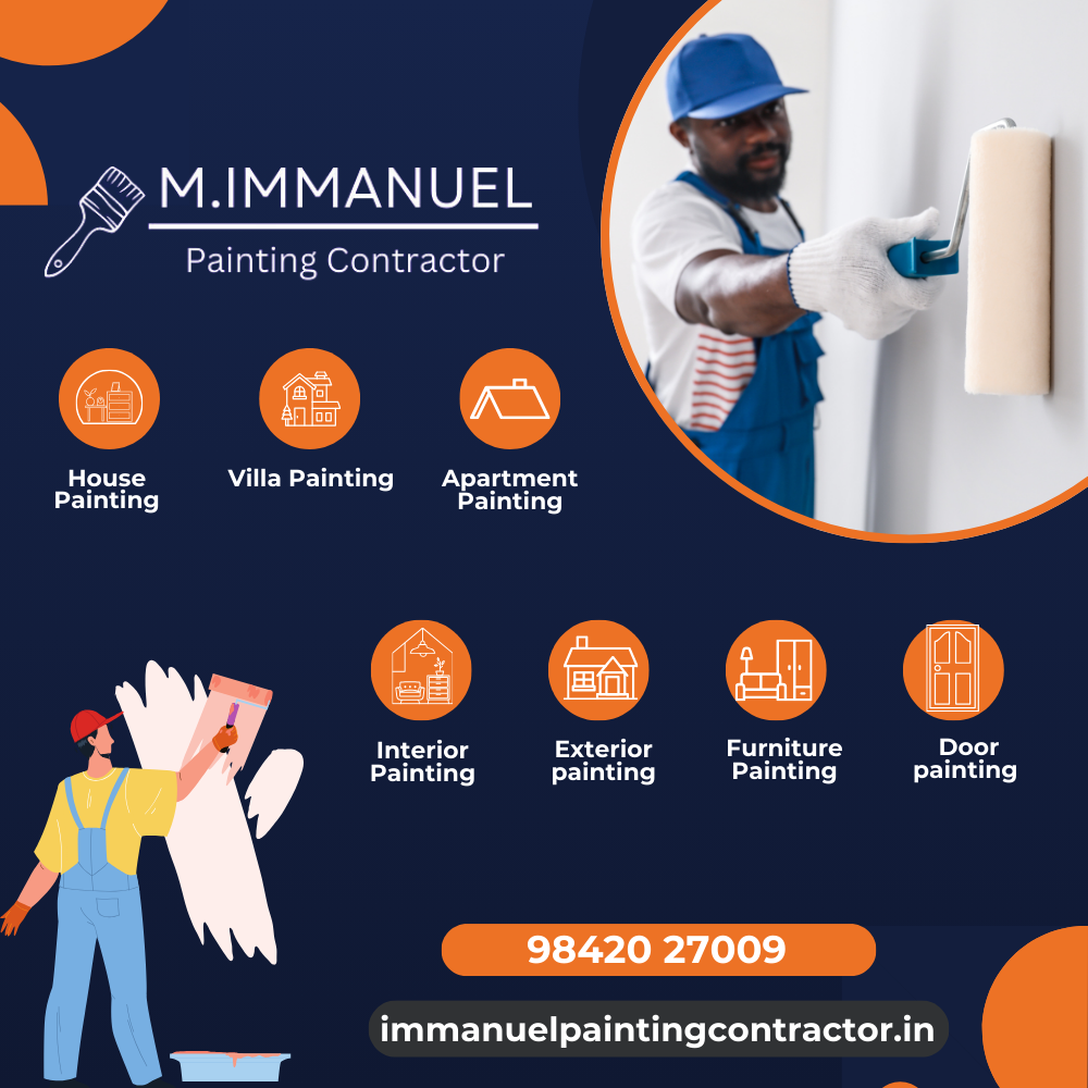 Best Painting Contractors in Coimbatore by Immanuel Painting Contractor
