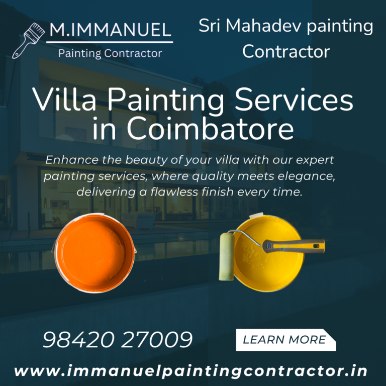 Villa Painting Service in Coimbatore