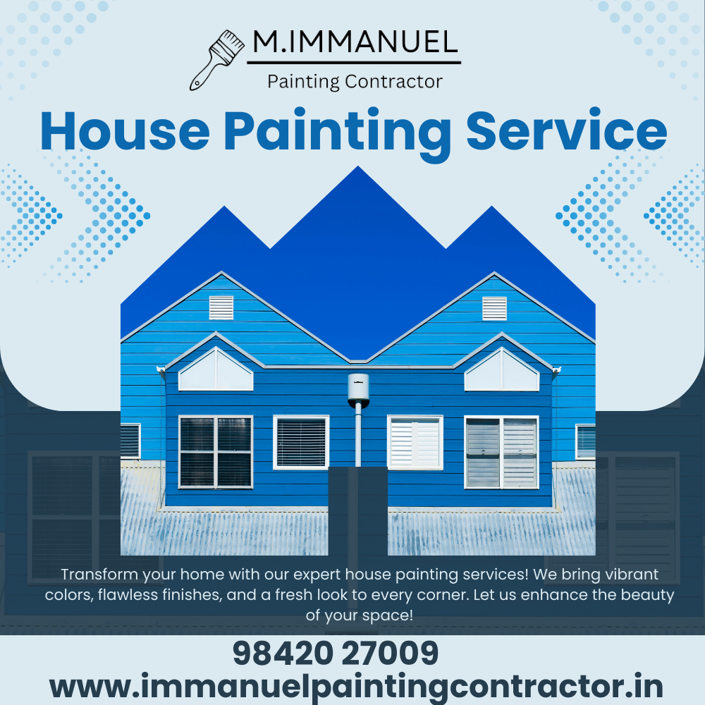 House Painting Services in Coimbatore by Immanuel Painting Contractor