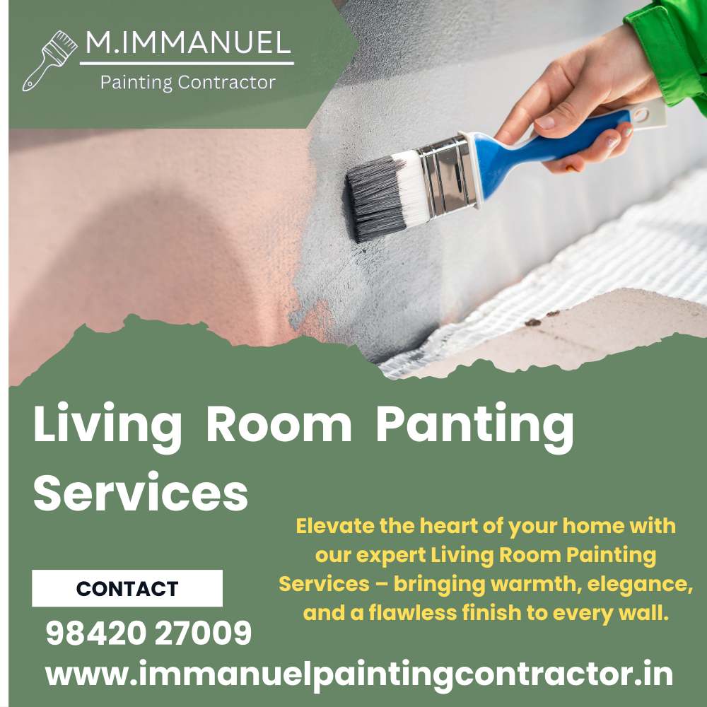 Living Room Painting Services by Immanuel Painting Contractor