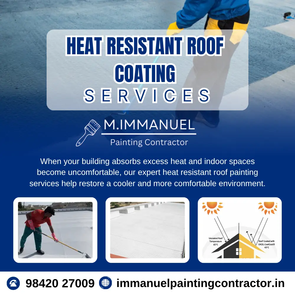 Heat Resistant Roof Coating Services in Coimbatore – Immanuel Painting Contractor